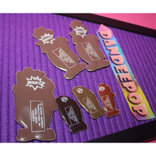 Load image into Gallery viewer, Vintage Hanna Barbera 70's Cartoon Puffy Magnets Chopper And Breezly 6 Piece Set
