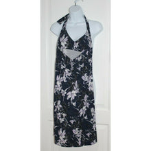 Load image into Gallery viewer, Athleta Halter Tie Top Sleeveless Blue Floral Dress Size Women&#39;s 2
