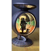Load image into Gallery viewer, Bath &amp; Body Works Disney Star Wars Mandalorian Grogu Light Up Jar Candle Holder
