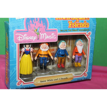 Load image into Gallery viewer, Disney Magic Town Square Friends Snow White And Three Dwarfs Figurines Sears
