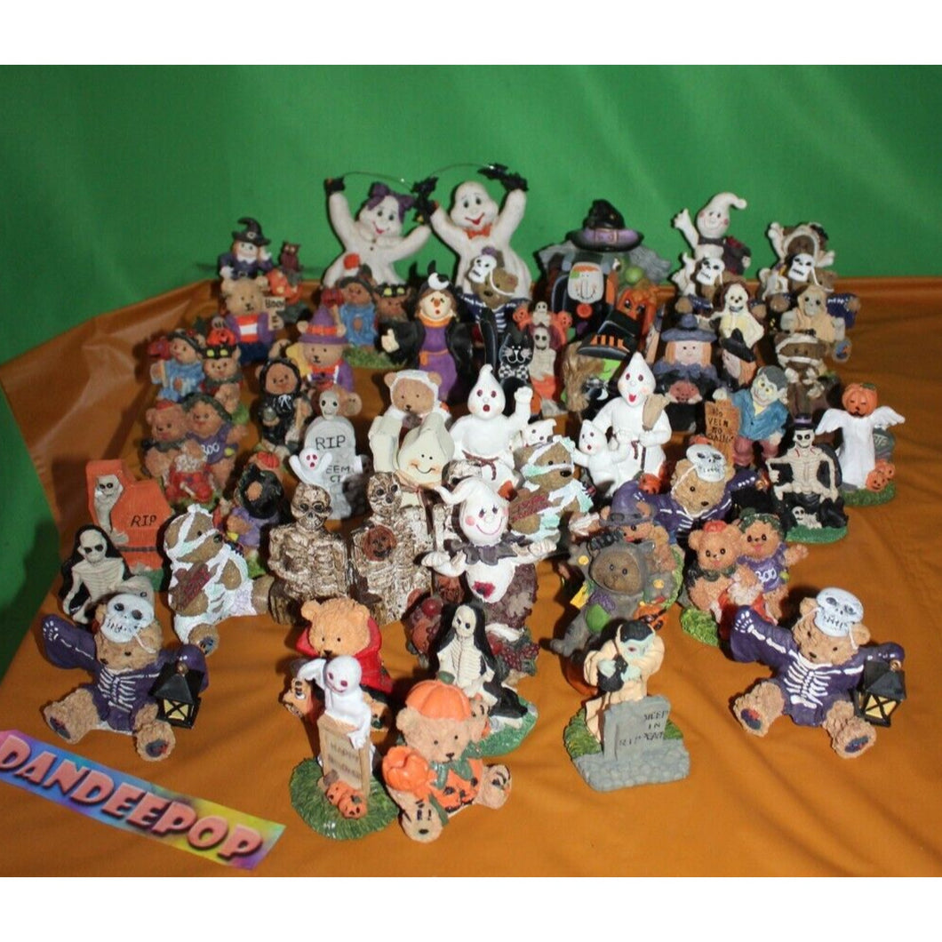 50 Piece Assorted K's Collection Halloween Holiday Theme Resin Figurines