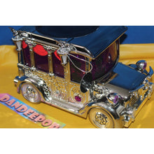 Load image into Gallery viewer, Bath &amp; Body Works Light Up Chrome Hearse Water Globe Jar Candle Holder 2024
