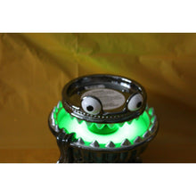 Load image into Gallery viewer, Bath &amp; Body Works 2021 Monster Glow Halloween 3 Wick Jar Pedestal Candle Holder
