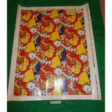 Load image into Gallery viewer, Walt Disney Beauty and The Beast 7 1981 Gift wrap Proof Verification Sheet set
