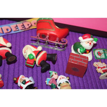 Load image into Gallery viewer, Vintage Lot Of 11 Piece 1980's 90's Hallmark Merry Miniatures Christmas Santa's
