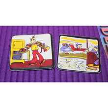 Load image into Gallery viewer, Vintage 2 Piece 1974 Blondie Dagwood Cartoon Puffy Square Magnets King Feature
