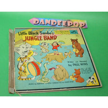 Load image into Gallery viewer, Little Black Sambo's Jungle Band RCA Victor Paul Wing 1950 2 Record Audio Book
