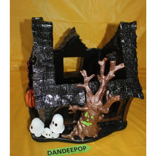 Load image into Gallery viewer, Limited Edition Bath &amp; Body Works Haunted Luminary Candle Holder House 2022

