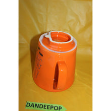 Load image into Gallery viewer, Rae Dunn Going Batty Orange Halloween Theme Teapot Tea Beverage Server
