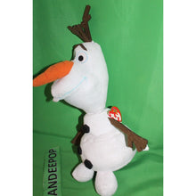 Load image into Gallery viewer, Disney Beanie Buddies Frozen Olaf Snowman Stuffed Animal Toy
