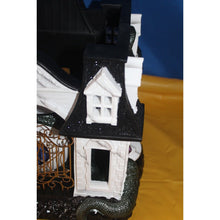 Load image into Gallery viewer, Bath &amp; Body Works Glow In The Dark House Luminary 3 Wick Jar Candle Holder 2024
