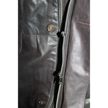 Load image into Gallery viewer, Vera Pelle Brown Leather Jacket Italy Size Men's 52
