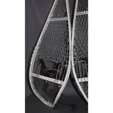 Load image into Gallery viewer, Vintage Original Military Issued Aluminum With Stainless Steel Cabling Snowshoes
