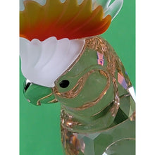 Load image into Gallery viewer, Swarovski Crystal Cockatoo Paradise Red Bird On Perch Retired Figurine 718565
