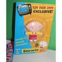 Load image into Gallery viewer, Family Guy NJ Croce Freakin' Sweet Bendable Stewie Toy Fair 1,177/2005 Sealed
