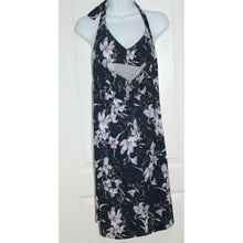 Load image into Gallery viewer, Athleta Halter Tie Top Sleeveless Blue Floral Dress Size Women&#39;s 2
