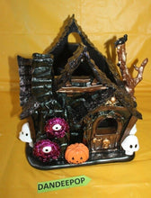 Load image into Gallery viewer, Limited Edition Bath &amp; Body Works Haunted Luminary Candle Holder House 2022
