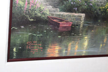Load image into Gallery viewer, Thomas Kinkade Lamplight Manor Lithograph 2000 Framed Artist Signed Art 24 x 36
