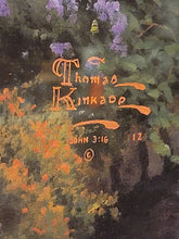Load image into Gallery viewer, Thomas Kinkade Carmel, Sunset On Ocean Ave Lithograph 1999 Framed Signed 28x42
