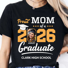 Load image into Gallery viewer, Personalized Proud Family Graduation 2026 Upload Photo Shirt C534
