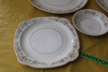 Load image into Gallery viewer, Vintage 10 Piece Serving Plates Bowl The Paden City Pottery Co USA Marlene Lace
