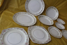 Load image into Gallery viewer, Vintage 10 Piece Serving Plates Bowl The Paden City Pottery Co USA Marlene Lace
