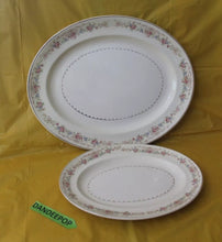 Load image into Gallery viewer, Vintage Large And Medium Platters The Paden City Pottery Co USA Marlene Lace
