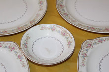 Load image into Gallery viewer, Vintage 5 Piece Dinner Salad Plates The Paden City Pottery Co USA Marlene Lace
