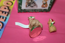 Load image into Gallery viewer, Hallmark Merry Miniatures Hershey's 2 Piece Figurine Set Holidays 1998 QFM8493
