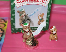 Load image into Gallery viewer, Hallmark Merry Miniatures Hershey's 2 Piece Figurine Set Holidays 1998 QFM8493
