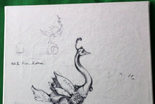 Load image into Gallery viewer, Nano Lopez Elizabeth Nanimals Ostrich Signature Art Giclee Canvas 186/199

