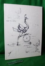 Load image into Gallery viewer, Nano Lopez Elizabeth Nanimals Ostrich Signature Art Giclee Canvas 186/199

