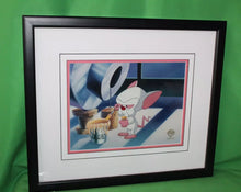 Load image into Gallery viewer, Warner Bros Animaniacs Pinky And The Brain Jockeying For Position Animation Cel
