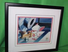 Load image into Gallery viewer, Warner Bros Animaniacs Pinky And The Brain Jockeying For Position Animation Cel
