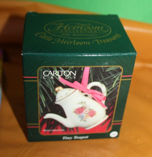 Load image into Gallery viewer, American Greetings Carlton Cards Heirloom Treasures Tiny Teapot Ornament 143
