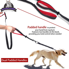Load image into Gallery viewer, Walk Your Dogs in Style! 🐾✨ Check Out Our 360° Swivel Double Dog Leash - No Tangles, Maximum Comfort! Perfect for Two Pups Up to 200lbs! 🐶❤️
