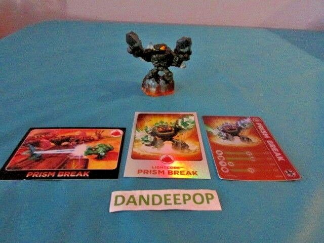 Skylanders Figure Lightcore Prism Break L3122 w/ cards Activision video Game