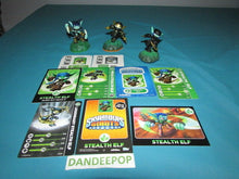 Load image into Gallery viewer, Skylanders 3 Stealth Elf 1st, Legendary &amp; 3rd w/ Cards Activision video Game
