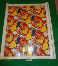 Load image into Gallery viewer, Walt Disney Beauty and The Beast 7 1981 Gift wrap Proof Verification Sheet set
