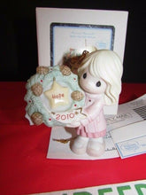 Load image into Gallery viewer, Precious Moments My Hope Is In You 2010 Porcelain Bisque Ornament

