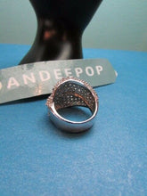 Load image into Gallery viewer, Vintage Silver Zirconite 925 Ring Jewelry Size 8.5
