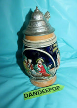 Load image into Gallery viewer, Vintage Original Thewalt Lidded Western Germany Beer Scenic Stein With Phrase
