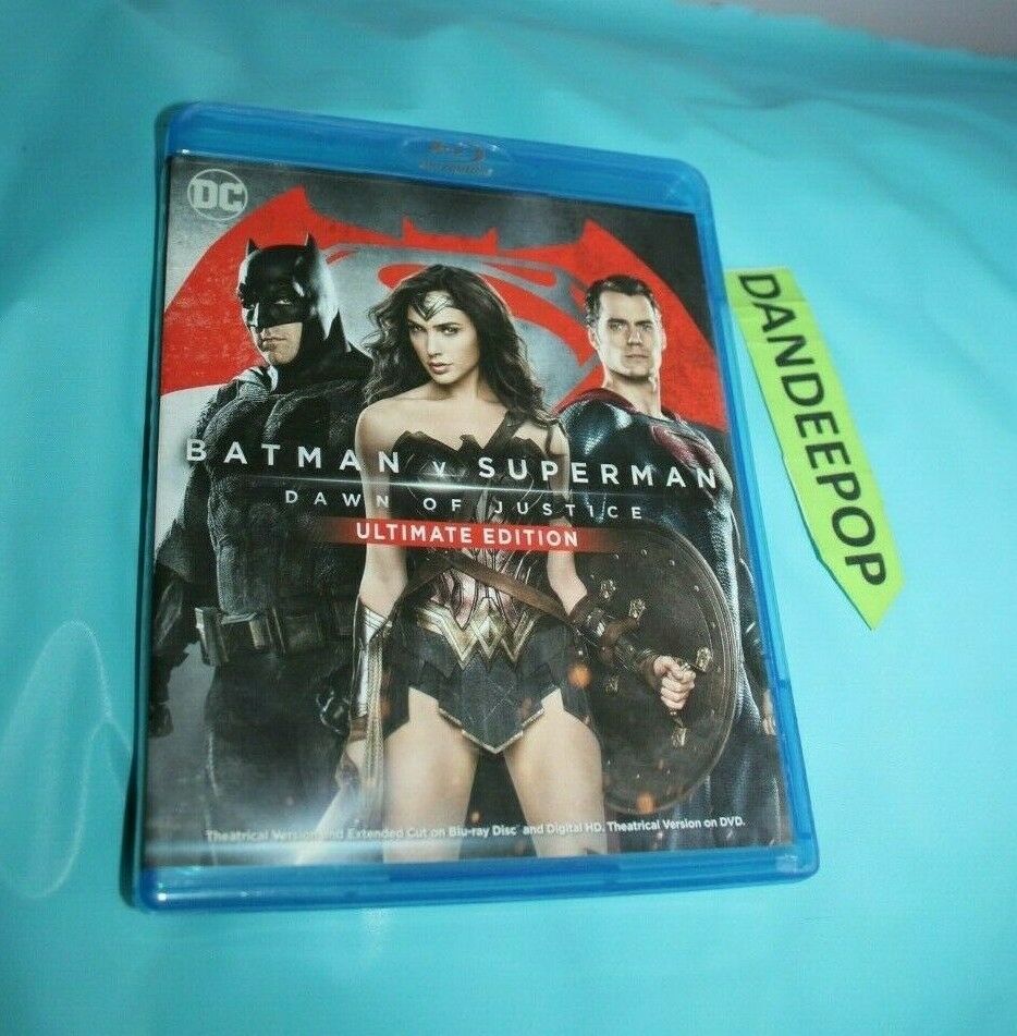 Batman v Superman: Dawn of Justice (Blu-ray Disc, 2016, 3-Disc Set, Ultimate Edi