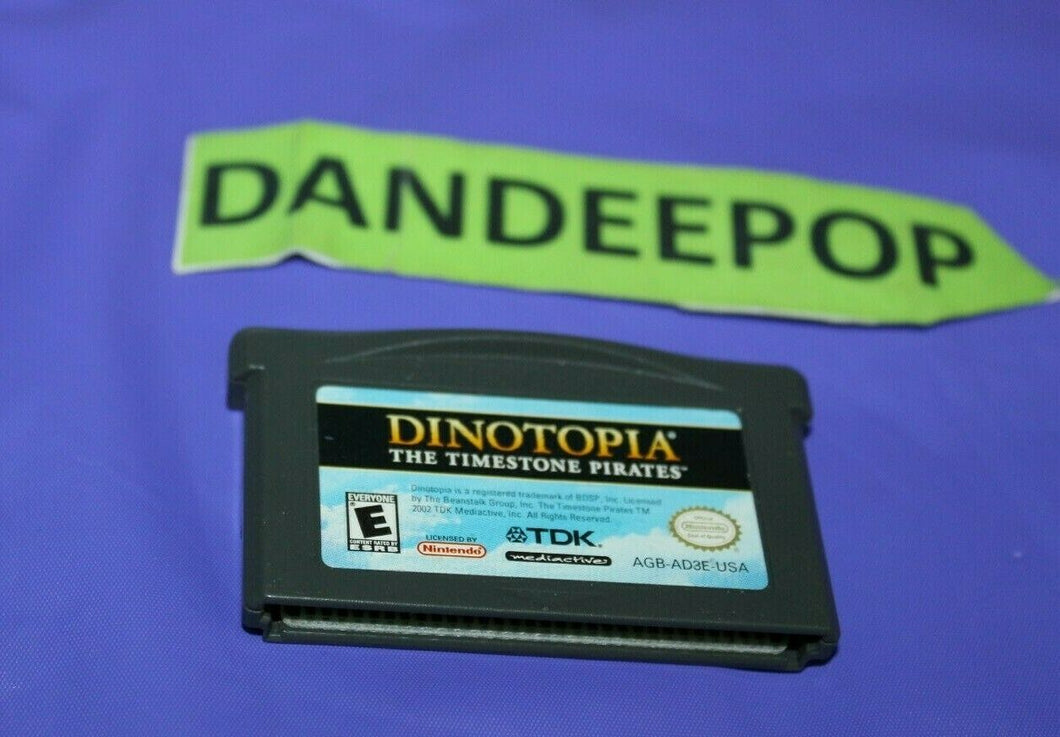 Nintendo Game Boy Advance Dinotopia The Timestone Pirates Video Game