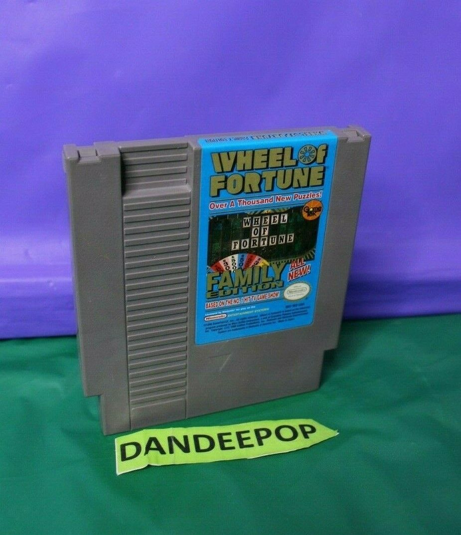 Wheel of Fortune -- Family Edition (Nintendo Entertainment System, 1990) NES