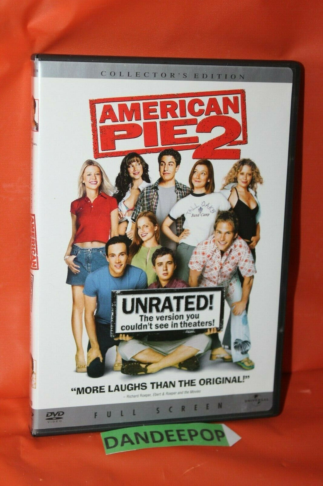 American Pie 2 (DVD, 2002, Unrated Version Collectors Edition) Movie