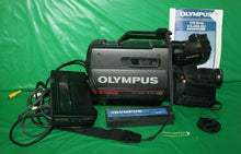 Load image into Gallery viewer, Vintage Olympus VHS Movie Camera 1988 VX-406-KU With Manual And Batteries
