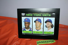 Load image into Gallery viewer, Topps New York Mets Baseball Framed Past Present Future Gooden, Harvey, deGrom
