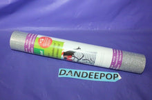 Load image into Gallery viewer, Cricut Silver Glitter Sparkle Iron On Transfer Roll In Package Sealed 12 x 19
