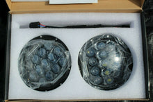 Load image into Gallery viewer, Quakeworld Pair Of Honeycomb Pattern Jeep Wrangler Headlights CXD-M75-A 7" LED
